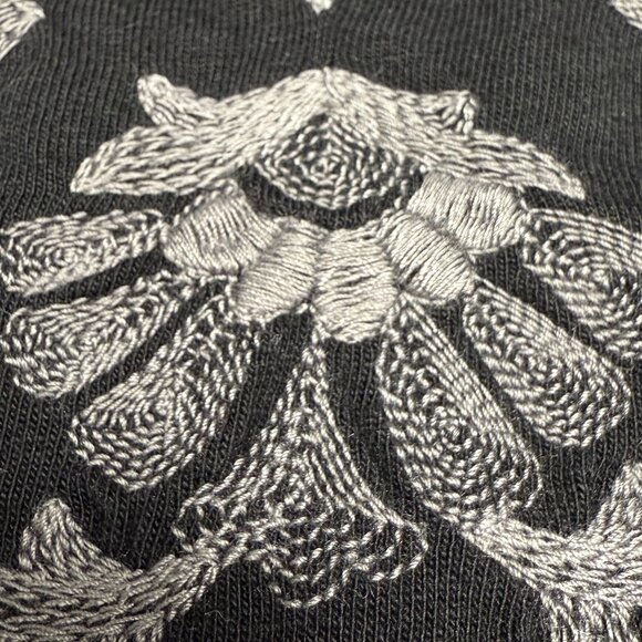 EUC Women's J.JILL Embroidered Long Sleeve Top Boho Flowy‎ Blouse | Size XLP - Picture 6 of 11